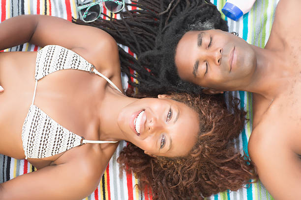 istock Couple relaxing at the beach 174770947