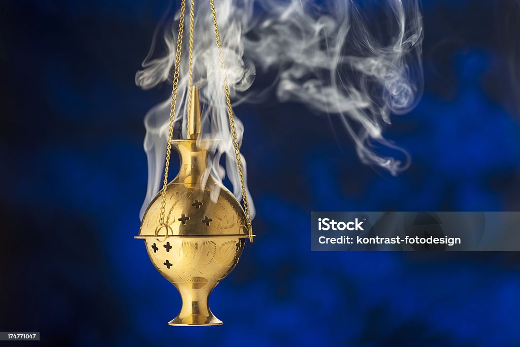 Incenso Queimador - Royalty-free Olíbano Foto de stock