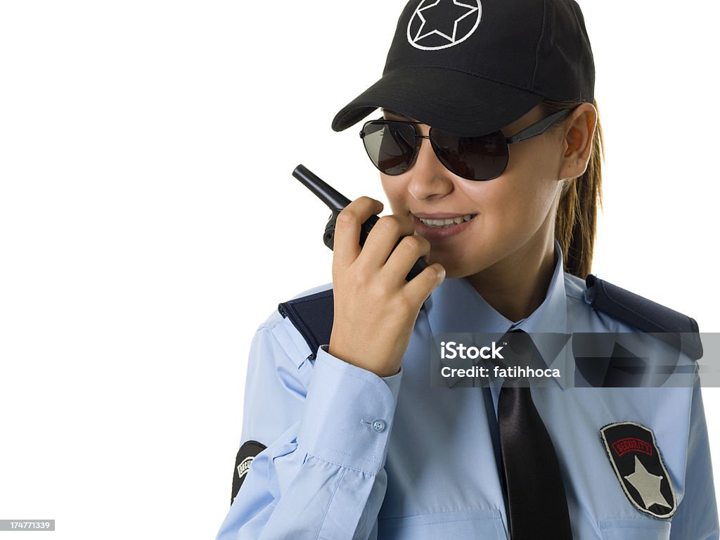 Frau Security Guard - Lizenzfrei Eine Frau allein Stock-Foto