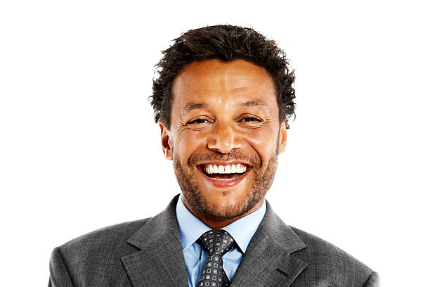 istock Handsome businessman smiling at camera 174771822