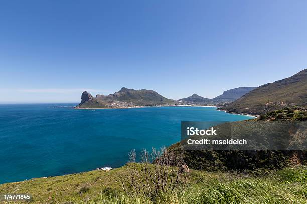 Vista Panorâmica Da Baía De Hout De Chapmans Peak África Do Sul - Fotografias de stock e mais imagens de Ajardinado