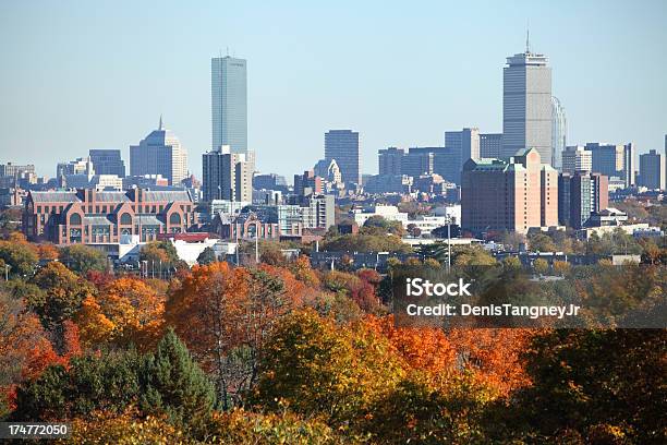 Autumn In Boston Stock Photo - Download Image Now - Autumn, Back Bay - Boston, Boston - Massachusetts