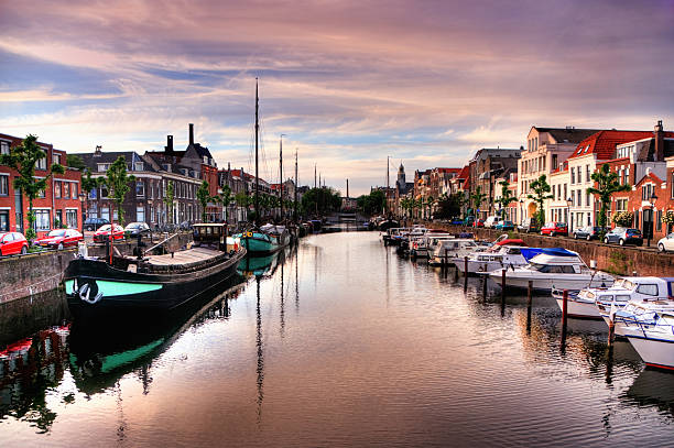 istock Rotterdam's Delfshaven with his Historic Boats 174772163