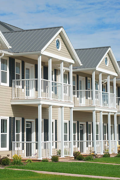 istock Newly constructed town houses 174772441