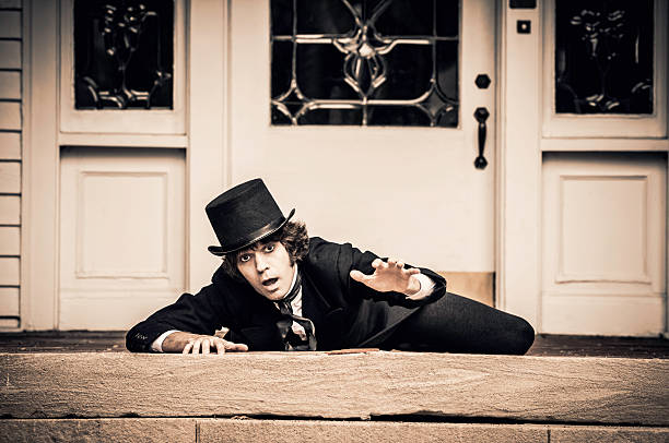 istock Wounded man in the vintage dress looking for help (I) 174772704