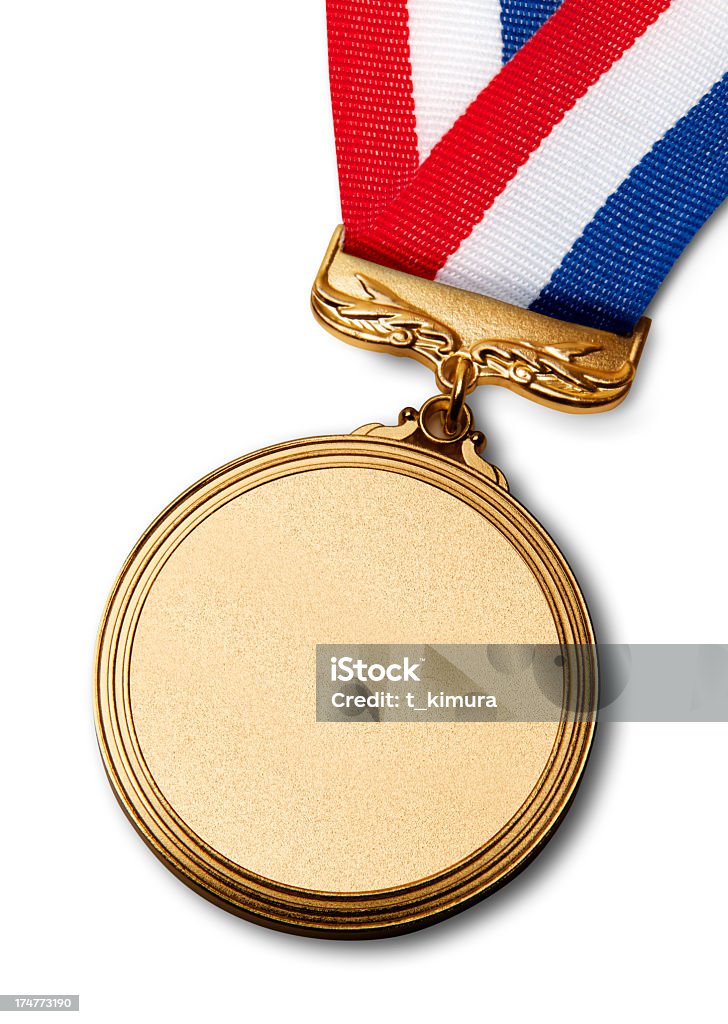 Medalha de Ouro - Foto de stock de Certidão royalty-free
