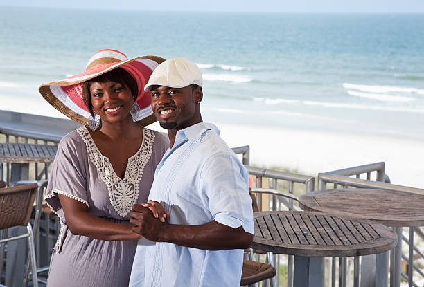 istock Couple dancing on terrace at beach 174773726