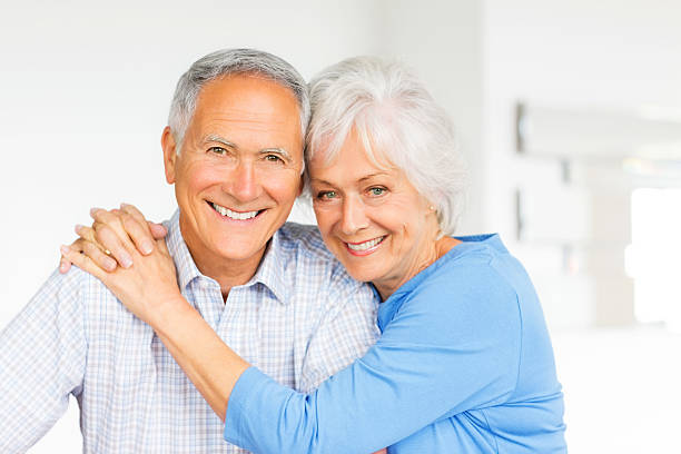 istock Senior Woman Hugging Husband. 174773980