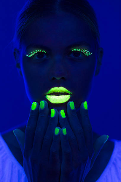 istock Women Portrait in Neon Light 174774254