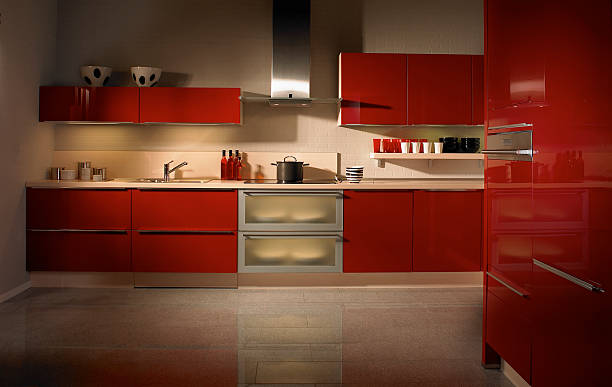 istock Stylish luxury modern kitchen in apartement 174774433