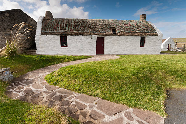 istock Black house on West Burra, Shetland 174774465