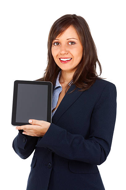 istock Businesswoman with tablet 174774801