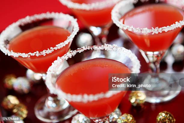 Weihnachten Blutorangenmartini Stockfoto und mehr Bilder von Martini - Martini, Weihnachten, Alkoholisches Getränk