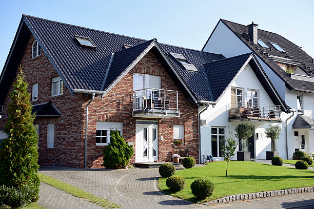 Brick residential building, single-family houses, Hoya, Lower Saxony, Germany
