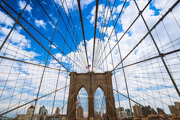 istock Brooklyn Bridge and New York skyline 174776881