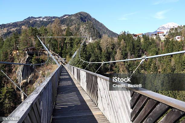 Holzbrückeösterreichischen Alpen Tirol Stockfoto und mehr Bilder von Alpen - Alpen, Berggipfel, Brücke