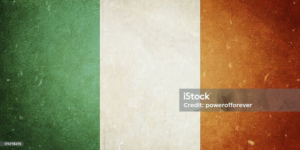 Bandiera di Irlanda - Foto stock royalty-free di Bandiera della Repubblica d'Irlanda