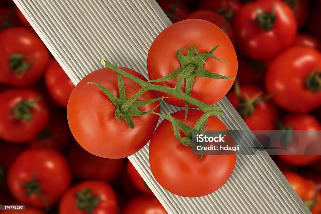 pomodori - Foto stock royalty-free di Cibi e bevande