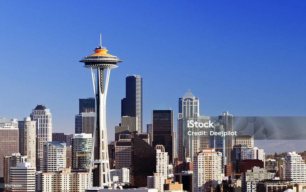 Panoramę miasta Seattle, Waszyngton, USA - Zbiór zdjęć royalty-free (Seattle)