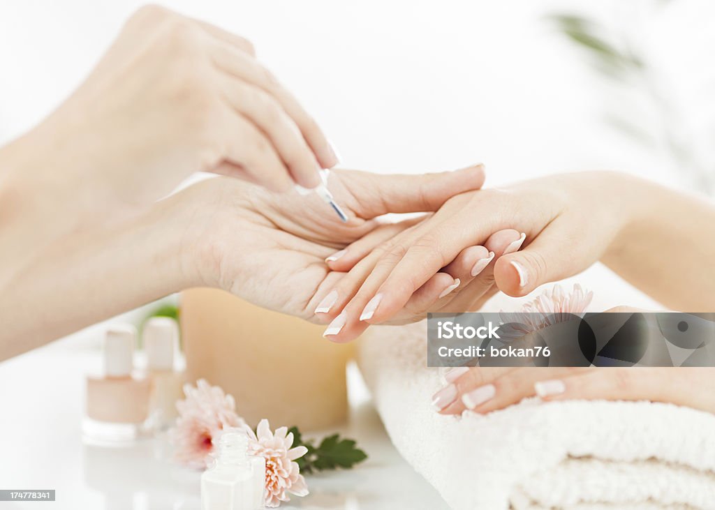 Manicure - 로열티 프리 손톱 스톡 사진