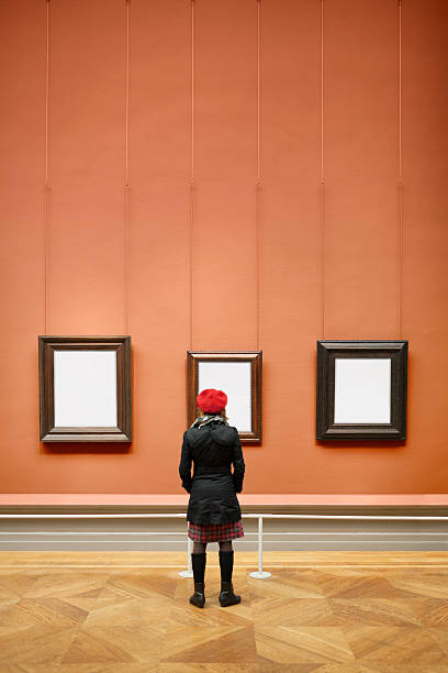 istock Woman visiting art museum 174778806
