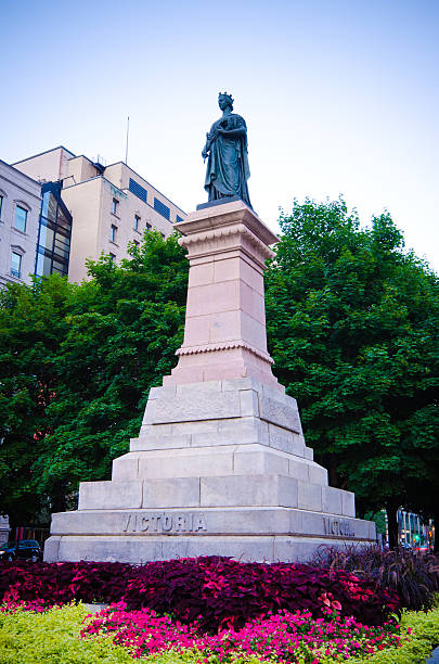 istock Queen Victoria statue in Montreal, Quebec 174778878