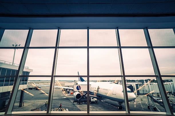 istock Airplane in airport 174779159