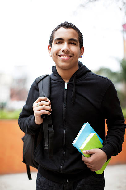 istock Teenage Boy with Books 174779396