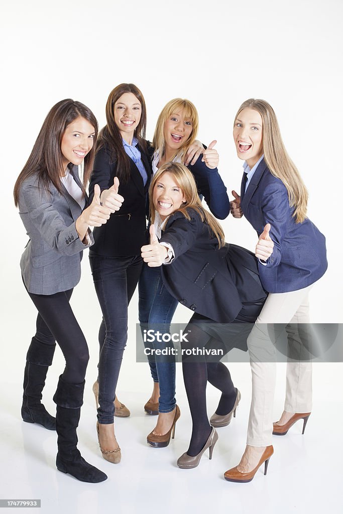 Zufrieden Geschäftsfrau-team - Lizenzfrei Abmachung Stock-Foto