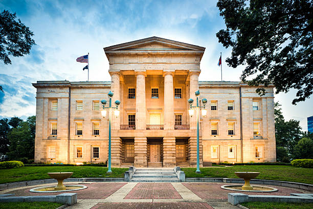 North Carolina State Capitol Raleigh North Carolina State Capitol, Raleigh. USA. raleigh north carolina stock pictures, royalty-free photos & images