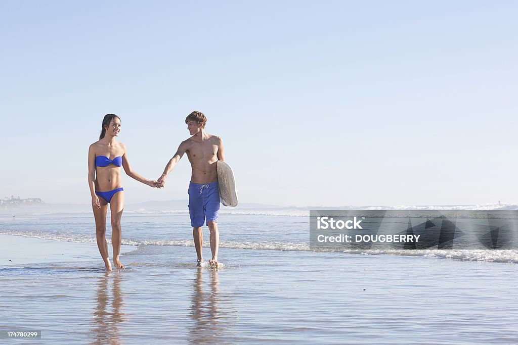 Zu Fuß zum Strand - Lizenzfrei 16-17 Jahre Stock-Foto