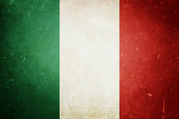 flag of italy - i̇talya bayrağı stok fotoğraflar ve resimler