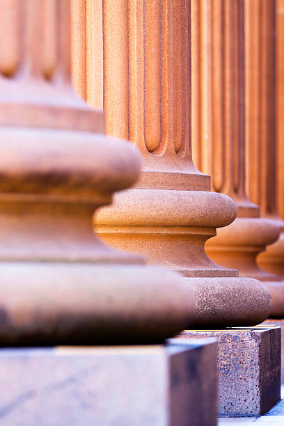 istock Closeup pedestals of classical columns 174780519