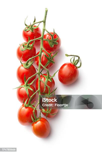 Foto de Legumes Tomate Cereja e mais fotos de stock de Figura para recortar - Figura para recortar, Tomatinho, Tomate