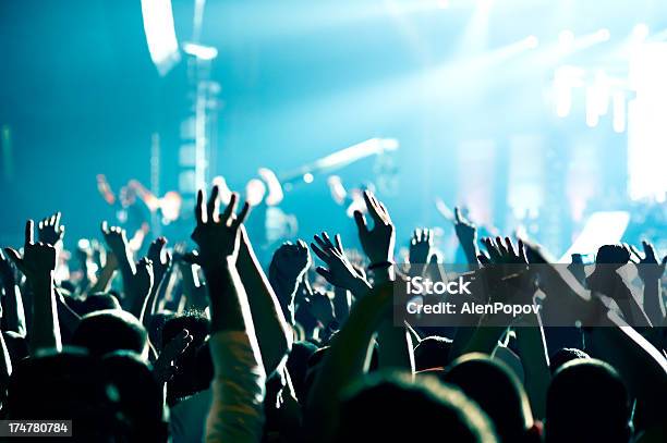 Concert Crowd Stock Photo - Download Image Now - Adolescence, Arts Culture and Entertainment, Atmosphere