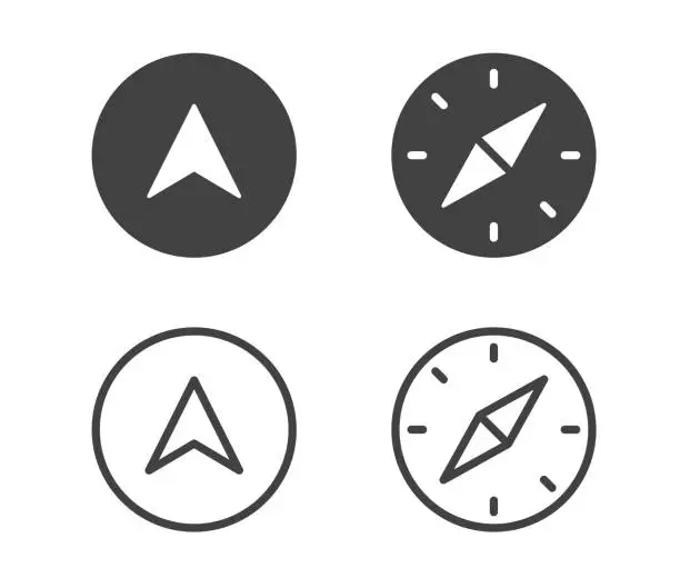 Vector illustration of Navigation - Illustration Icons