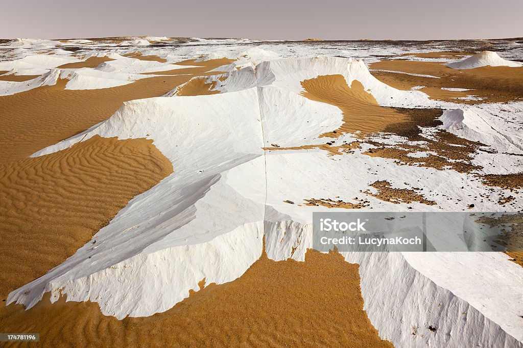 Sahara Landschaft - Lizenzfrei Afrika Stock-Foto