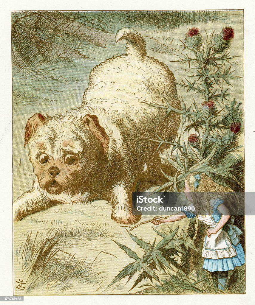 Alice no País das Maravilhas - Royalty-free John Tenniel Ilustração de stock