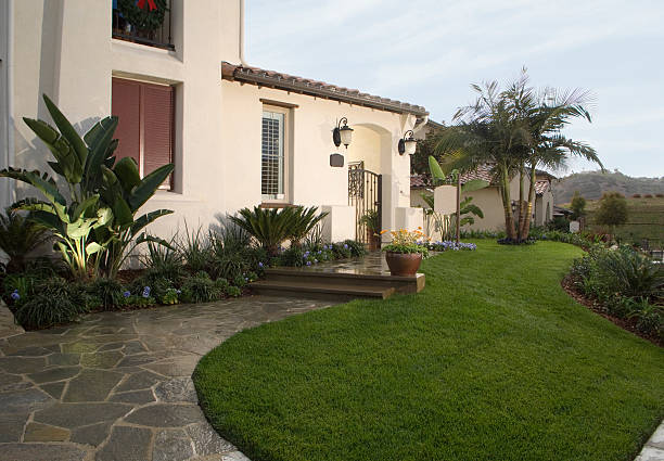istock Home Exterior House Design Landscaping 174781452