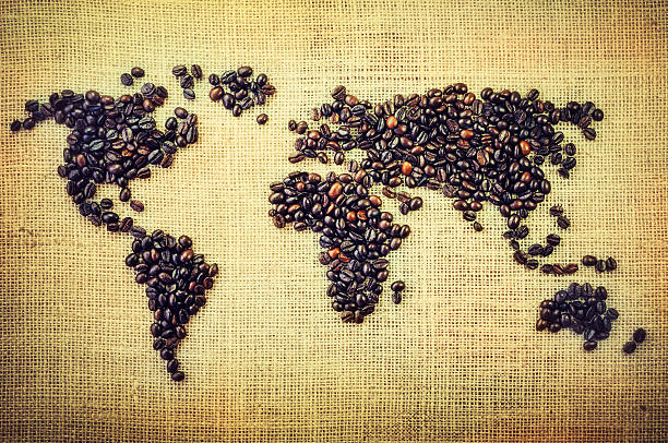 istock World map made of coffee beans 174781858