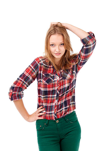 istock Young woman Isolated 174781903