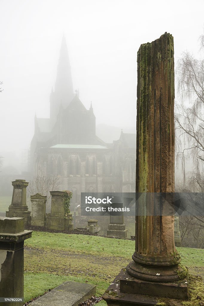 Cattedrale di Glasgow e necropoli - Foto stock royalty-free di Architettura