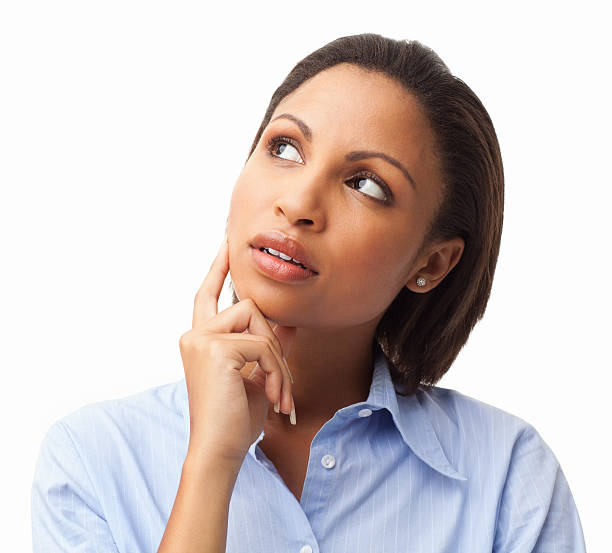 istock Thoughtful Young Female Executive - Isolated 174783932