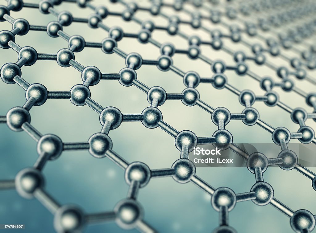 Estructura Molecular - Foto de stock de Grafeno libre de derechos