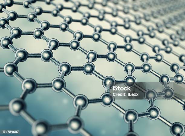 Estrutura Molecular - Fotografias de stock e mais imagens de Grafeno - Grafeno, Abstrato, Ciência
