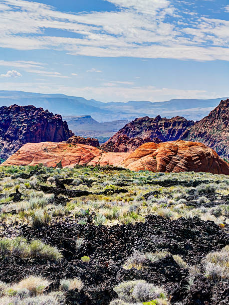 istock Sandstone and Lava Rock Landscape 174784951