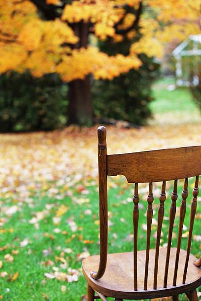 istock Autumn View Rocking Chair 174785433
