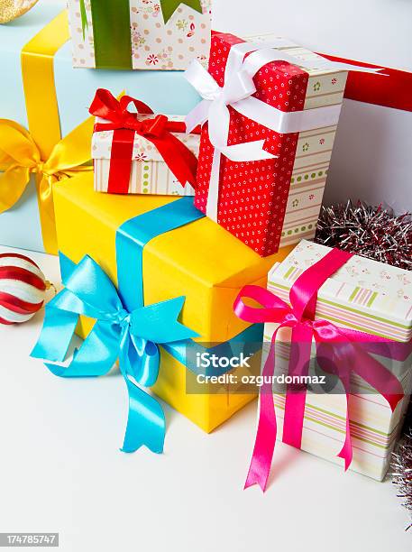 Weihnachts Geschenke Stockfoto und mehr Bilder von Blau - Blau, Bunt - Farbton, Farbbild