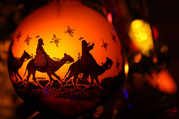 istock Religious: Three Wise Men Silhouette Christmas Ornament 174786235