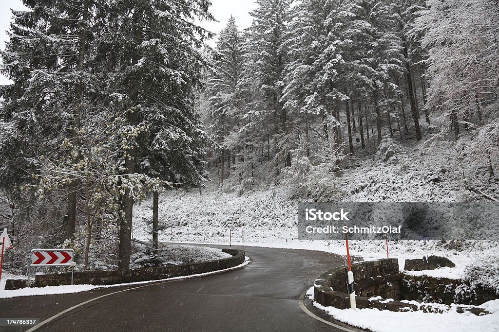通りの冬、ユキコ風景 - ドイツのロイヤリティフリーストックフォト